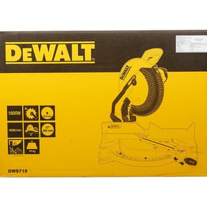 Dewalt 1600W / 305mm Single Bevel Mitre Saw & 60T TCT Blade, DWS715-IN