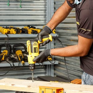 Dewalt 701W 10mm Rotary Drill Machine with Keyless Chuck & 10.9Nm Torque, DWD112S-B5