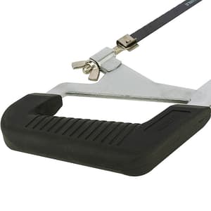 Stanley 254 mm / 10 inch Rubber Grip Mini Hacksaw Blade With Adjustable Frame, 15-265-23