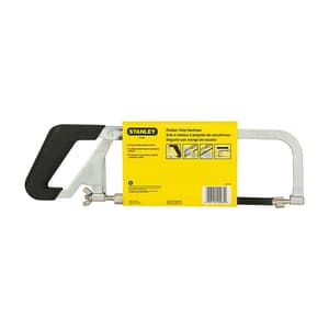 Stanley 254 mm / 10 inch Rubber Grip Mini Hacksaw Blade With Adjustable Frame, 15-265-23