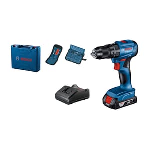 Bosch 18V Lithium-ion Professional Cordless Combi Impact Drill Driver With 23 Pcs Accessoires Kit (Brushless), GSB 185-LI Kit