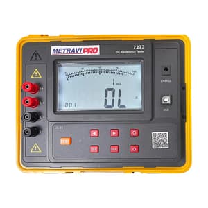 Metravi 10A Digital Mirco Ohms Meter / DC Resistance Tester, PRO 7273