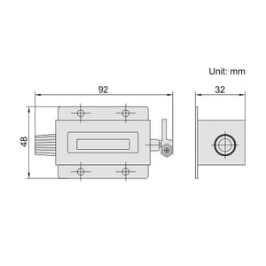 Insize 6 Digits Stroke Counter, 7600-6