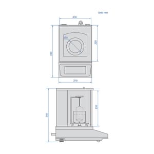 Insize 220 gm Max. Weighing Electronic Density Balance, 8102-220