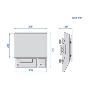 Insize 30 Kg Industrial Electronic Balance (Basic Type), 8306-30