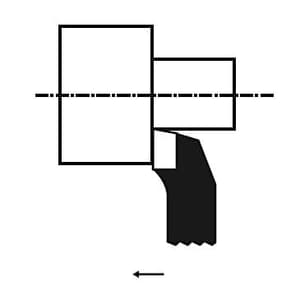 Zenstar 110 mm Length / ISO 6 (117) Cranked Knife Tool (Left Hand), 117-1616