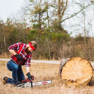 Rover 24 Inch / 3.3 HP Gasoline Chain Saw With Oregon Chain, RCS-6524
