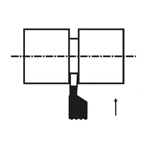 Zenstar 240 mm Length / ISO 7 (150) Parting Off Tool (Right Hand), 150-5032