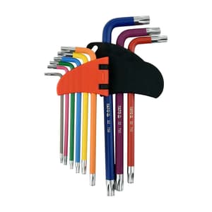 Yato T10  - T50 Tamperproof Torx Allen Key Set (9 Pcs), YT-05633