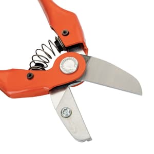 Bahco 220 mm / 8-1/2 Inch Anvil Secateurs with Stamped/Pressed Steel Handle, P138-22-F