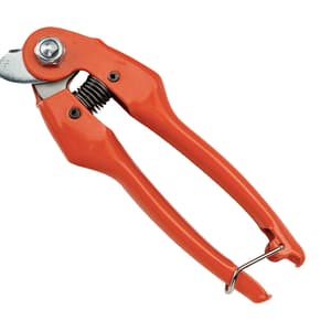 Bahco 220 mm / 8-1/2 Inch Anvil Secateurs with Stamped/Pressed Steel Handle, P138-22-F