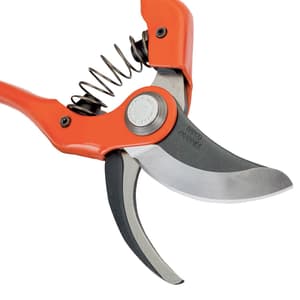 Bahco 230 mm / 9 Inch Bypass Secateurs With Stamped/Pressed Steel Handle & Angled Cutting Head, P121-23-F