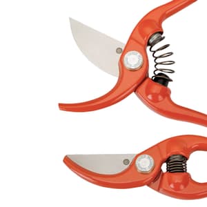 Bahco 200 mm / 8 Inch Bypass Secateurs with Forged Steel Handle & Long Cutting Head, P3-20-F