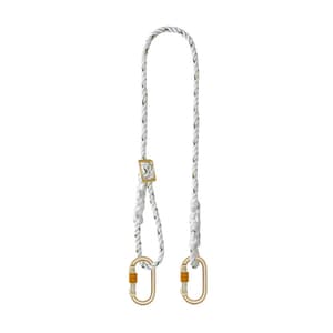 Karam 2 Mtr Work Positioning Lanyard With Ring Type Adjuster, PN 241 (2.0M)