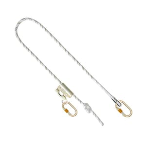 Karam 2 Mtr Work Positioning Braided Rope Lanyard With Grip Type Adjuster, PN 245 (2.0M)