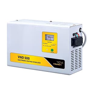 V-Guard 150-285V Electronic Voltage Stabilizer Upto 2 Ton or 24000 BTU/Hour, VND 500