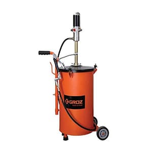 Groz 15 kg Portable Air Operated Grease Pump With Built In Grease Bucket, BGRP/15
