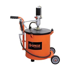Groz 30 kg Portable Air Operated Grease Pump With Built In Grease Bucket, BGRP/30