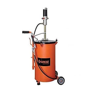 Groz 50 kg Portable Air Operated Grease Pump With Built In Grease Bucket, BGRP/50