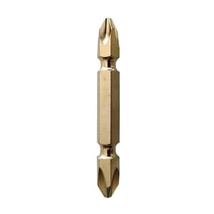 Bosch PH2 x  65 mm Length Phillips Double Ended Screwdriver Bits (Pack of 10 Pcs), 2 608 522 372