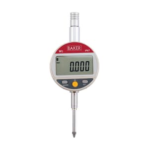 Baker 50 mm / 2.0 inch IP67 Waterproof Plunger Type Digital Dial Gauge (Swiss Technology), W3