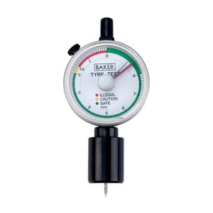 Baker 0 - 8 mm Tyre Tread Depth Gauge, TTG01