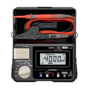 Hioki 1000V - 4000M Ohms Digital Insulation Resistance Tester, IR4053-10
