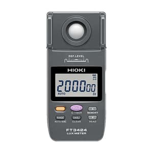 Hioki 20 - 200 000 Lux Meter, FT3424