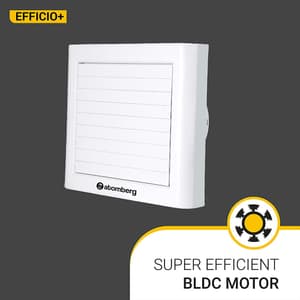 Atomberg Efficio+ 150 mm Energy Saving Exhaust Fan With BLDC Motor (White)