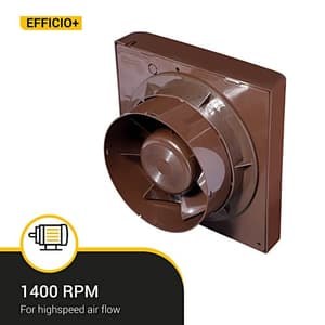 Atomberg Efficio+ 150 mm Energy Saving Exhaust Fan With BLDC Motor (Brown)