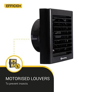 Atomberg Efficio+ 150 mm Energy Saving Exhaust Fan With BLDC Motor (Black)