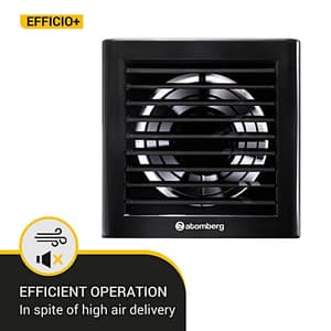 Atomberg Efficio+ 150 mm Energy Saving Exhaust Fan With BLDC Motor (Black)