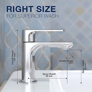 Kohler Fore Tri Pillar Tap In Polished Chrome Finish, K-27484IN-4-CP