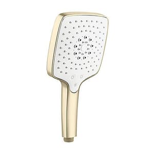 Kohler Rain Duet Square Multi Function Hand Shower Without Hose In French Gold Finish, K-97009T-AF