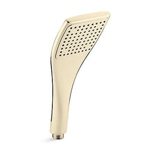 Kohler Spatula Single Function Large Hand Shower With Hose In French Gold Finish, K-98445IN-AF