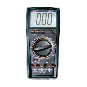 HTC 3-1/2 Digit / 1999 Count Digital Manual Multimeter With Auto Power Off, DM-92
