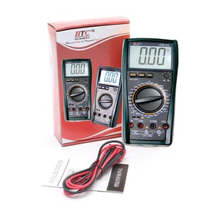 HTC 3-1/2 Digit / 1999 Count Digital Manual Multimeter With Auto Power Off, DM-92