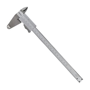 Mitutoyo 200 mm / 8 inch Vernier Double Scale Caliper with Thump Grip, 531-108