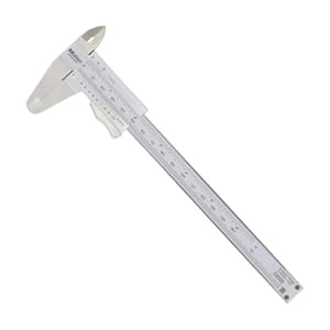 Mitutoyo 150 mm / 6 inch Vernier Double Scale Caliper with Thump Grip, 531-122