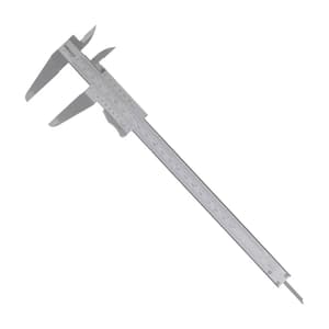 Mitutoyo 200 mm / 8 inch Vernier Double Scale Caliper with Thump Grip, 531-129