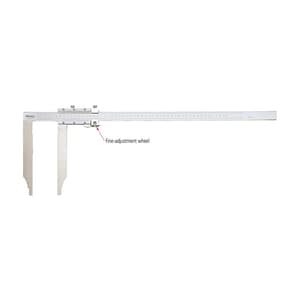 Mitutoyo 0 - 40 inch Long Jaw Vernier Caliper With Fine Adjustment, 534-120
