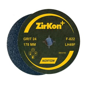 Norton Zirkon 102 mm x 16 mm / 36 Grit Plus Fibre Disc (Pack of 10 Pcs), ZCP32H
