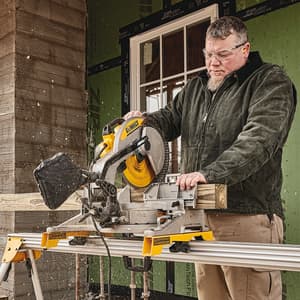 Dewalt 1600W / 305mm Single Bevel Mitre Saw & 60T TCT Blade, DWS715-IN