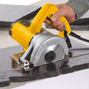 Dewalt 110mm 1270W Heavy Duty Wet Marble Cutter / Tile Cutter with Wrench & Socket, DW862-IN