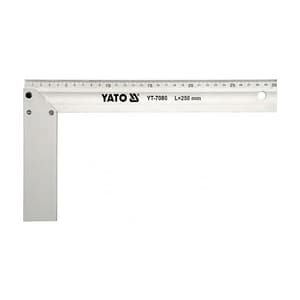 Yato 10 inch / 250 mm Aluminium Try Square Square, YT-7080