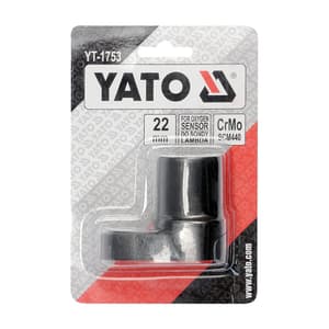 Yato 7/8 Inch O2 Sensor Crowfoot Wrench, YT-1753
