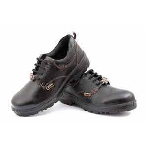 Hillson ISI Marked Single Density Leather Jackpot Safety Shoes - Steel Toe (Black)