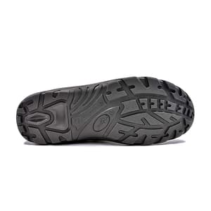 Hillson ISI Marked Single Density Grain Leather Apache Safety Shoes - Steel Toe (Black)