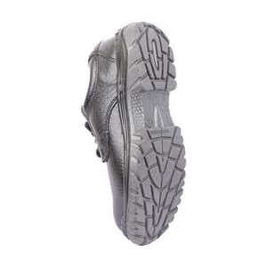 Hillson ISI Marked Double Density Grain Leather Samurai Safety Shoes - Steel Toe (Black)