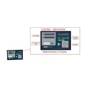 Insize 2-Axis Digital Readout System For Lathe, ISL-SET1